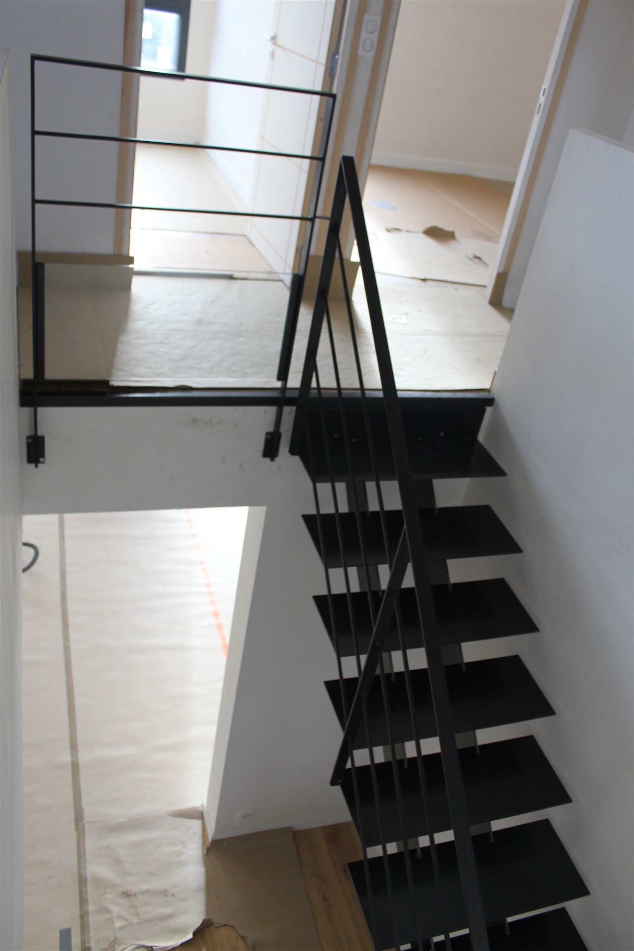 Escalier et garde-corps en acier